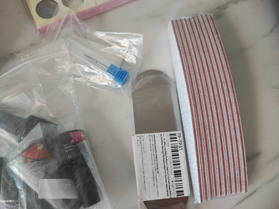 lote de artigos para unhas e maquina para remoçao de pelos
