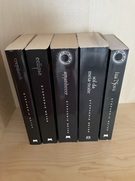 Crepúsculo Twilight coleção Lua nova sol da meia noite