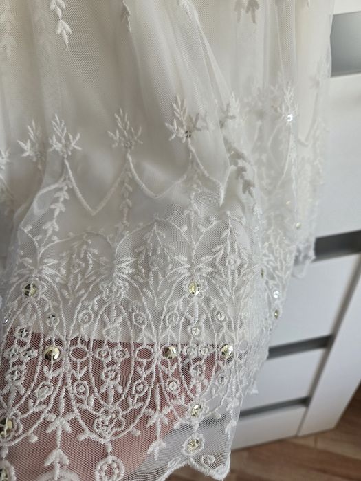 Elegancka sukienka komunia chrzest Merylebone r.8-9lat 128-134cm
