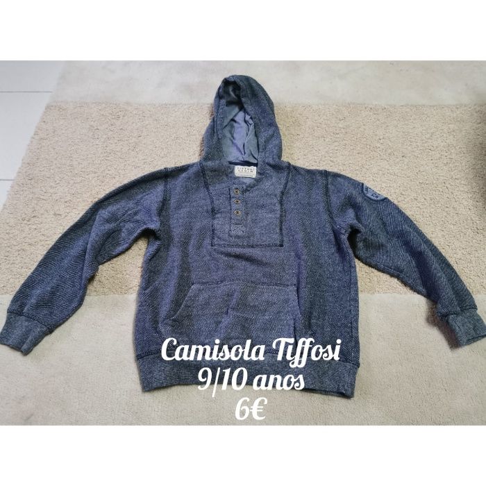 Camisola para rapaz 9 a 12 anos