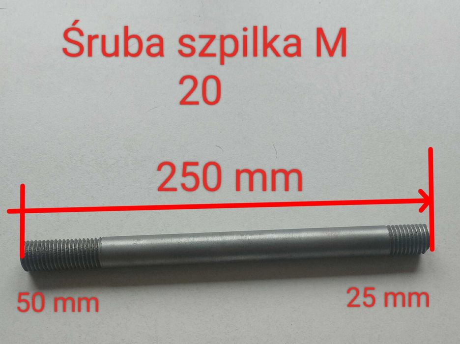 Śruba M 24/230 szpilka