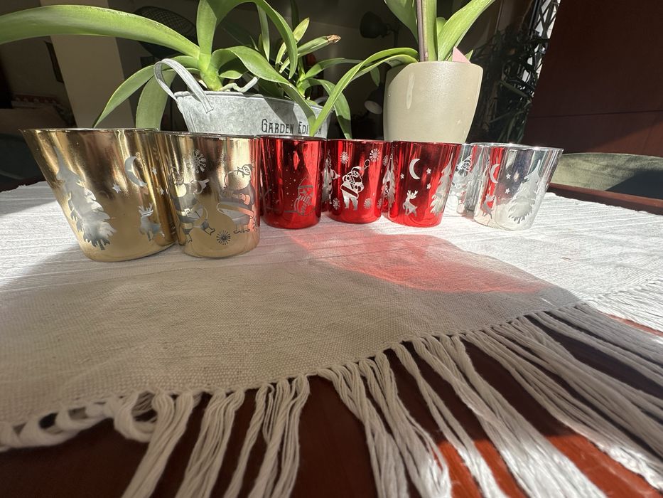 Castiçais (Tea lights) de Natal