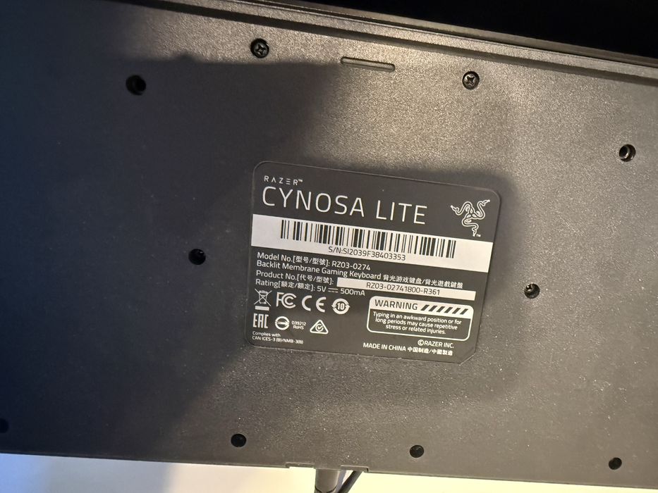 Teclaro Razer Cynosa Lite