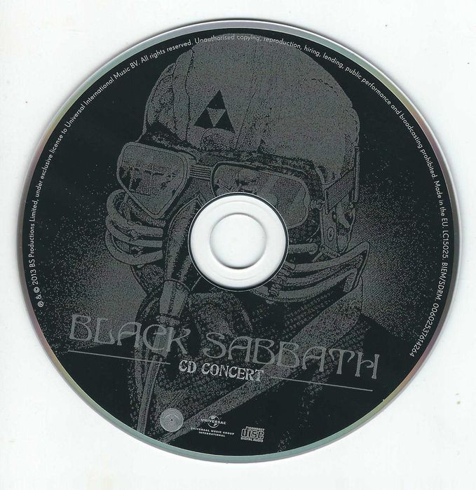 CD+DVD Black Sabbath - Live...Gathered In Their Masses (2013) (Universal)