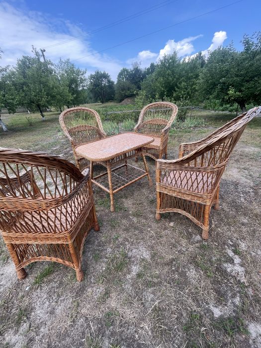 Продам плетені меблі з лози