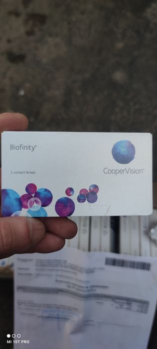 Лінзи контактні  для зору  Biofinity CooperVision