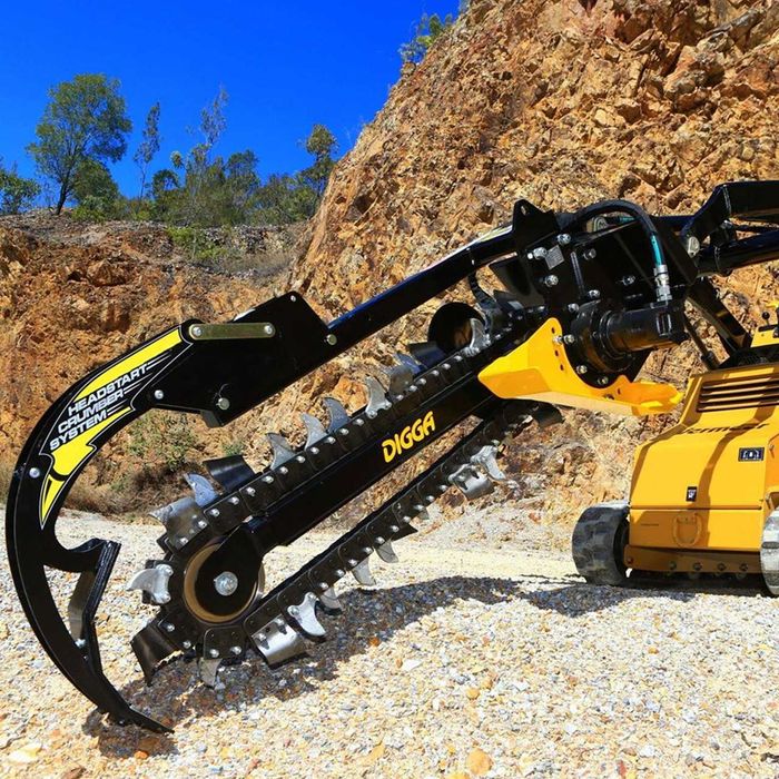 Траншеєкопач DIGGA BIGFOOT XD 1200 | 300 мм Diggatac ланцюг | Навісне обладнання для екскаваторів