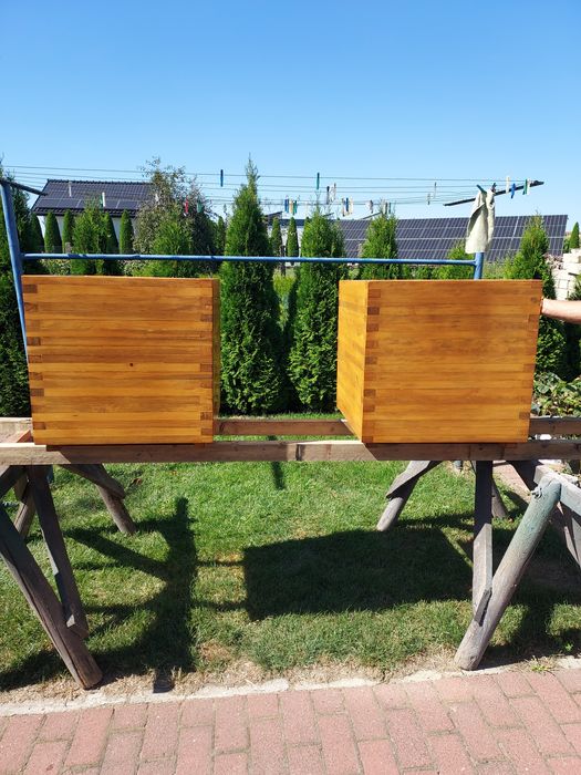 Donice ogrodowe drewniane