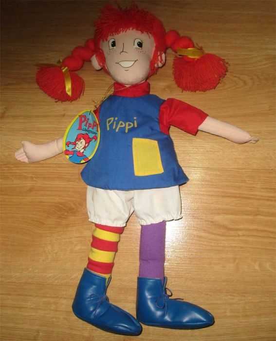 Duża lalka szmacianka Pipi Langstrump- 50 cm