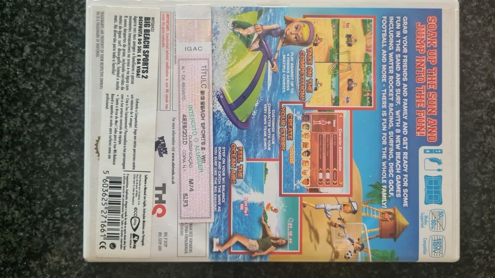 Jogo Wii Beach Sports