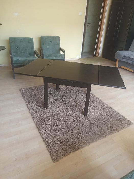 Stół rozkładany czarny