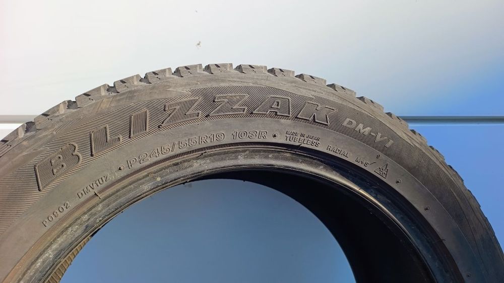 245/55/19 Bridgestone Blizzak DM-V1 103R XL 6+мм