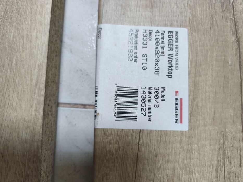 2 blaty kuchenne Dąb Nebraska Naturalny Eggert Worktop H3331 ST10