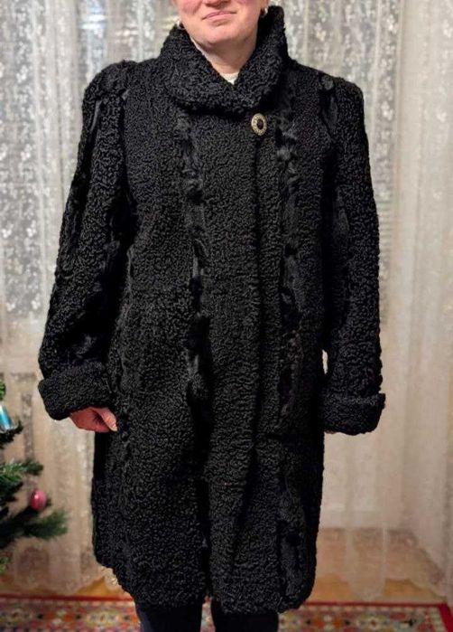 Елітна шуба з натурального каракулю Rosenberg & Lenhart (Tykafurlux)