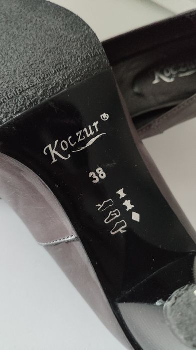 POLSKIE stan NOWE skóra naturalna szpilki buty półbuty Koczur