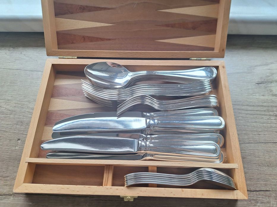 Zestaw sztućców posrebrzany 30 częściowy Sambonet Contour Rosenthal