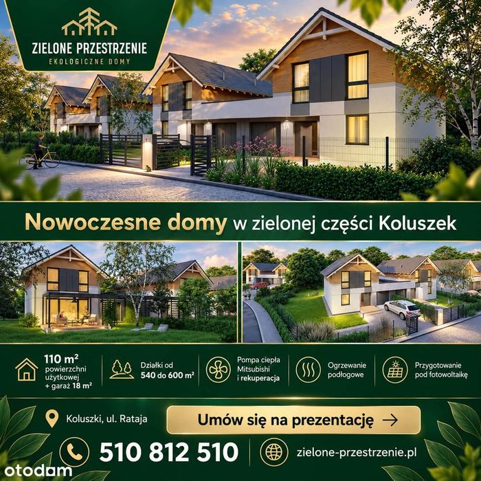 Dom 110 M² + Garaż 18 M² | Duży Ogród | Koluszki