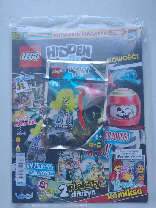 LEGO Hidden Side gazetka z figurką saszetka Nawidzona Motocyklistka