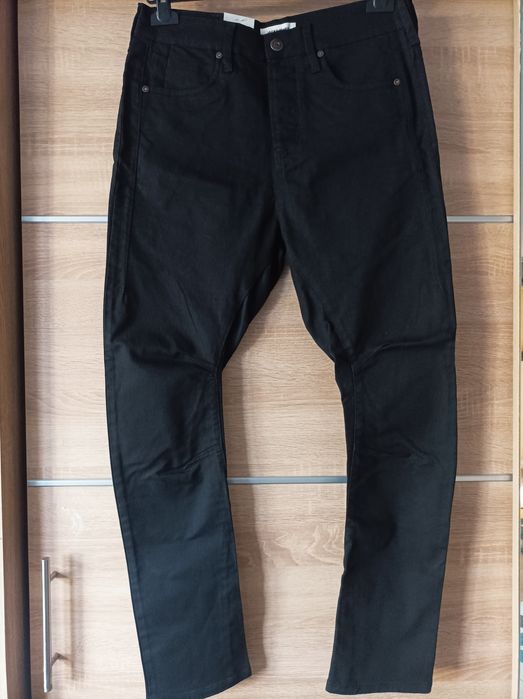 Jack& Jones, 46, czarne bawełniane spodnie