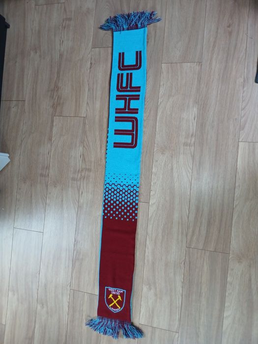 Szalik West Ham United FC - szal piłkarski, kibic, Londyn, utd