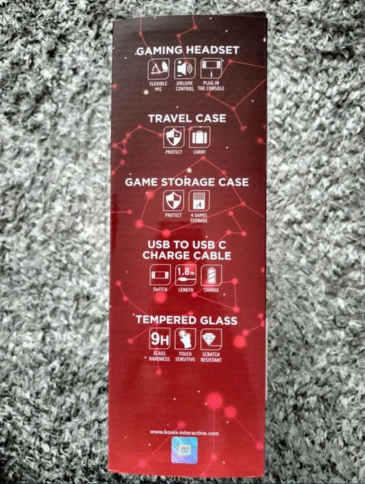 Zestaw akcesoria do Nintendo Switch, Mythics Gamer Pack, Konix