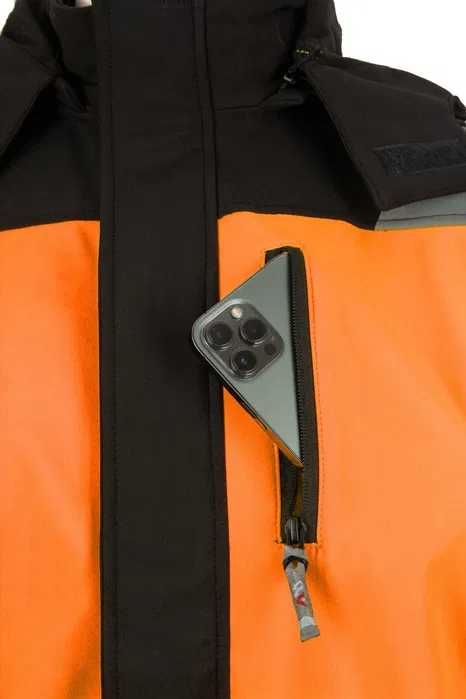 Kurtka Robocza z Pasami do Pracy Softshell Nieprzemakalna