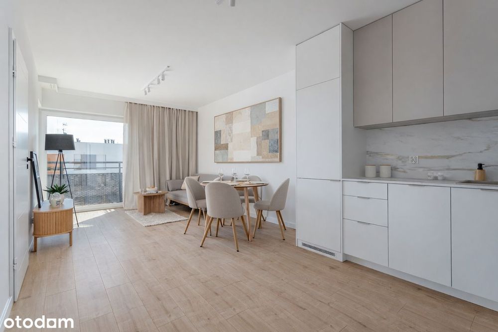 2 pokoje!Wykończone!Przestronny balkon 7m2!Brak PCC!Bez prowizji!