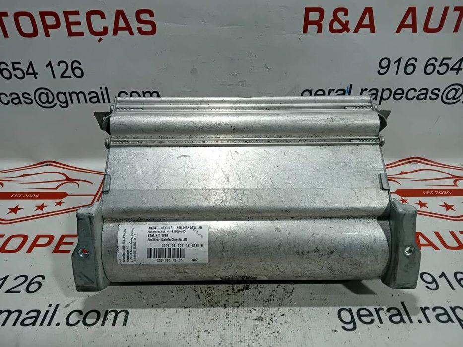 Airbag Tablier Pendura Passageiro Mercedes Class C W203 2038602905