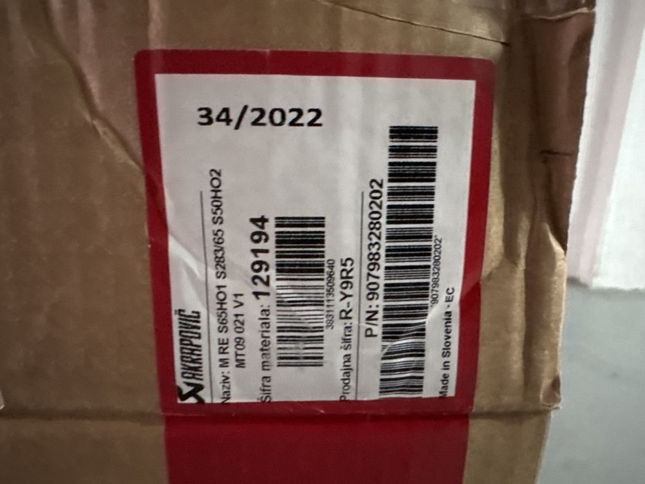 DB KILLER AKRAPOVIC ORIGINAL TRACER 9