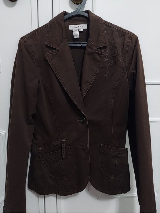Blazer castanho Zara
