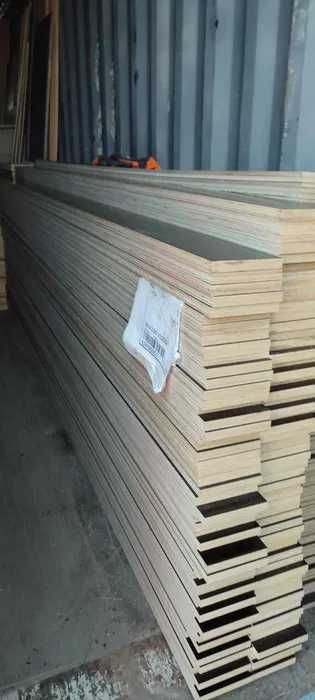 Sklejka 18mm 13x327cm deska krokiew, regał, łaty, konstrukcja półka