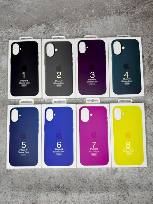 Чохол Silicone Case MagSafe Animation iPhone 16 16 Pro Max чехол айфон