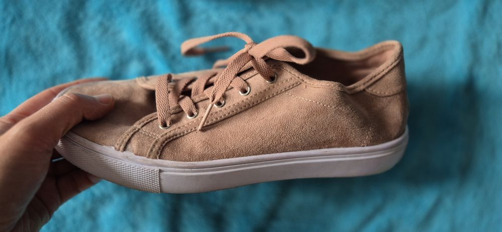 Damskie trampki asos 40 pudrowy roz