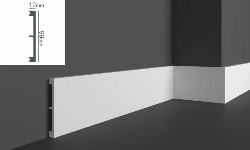 Плинтусы, карнизы, молдинги из прочного дюрополимера