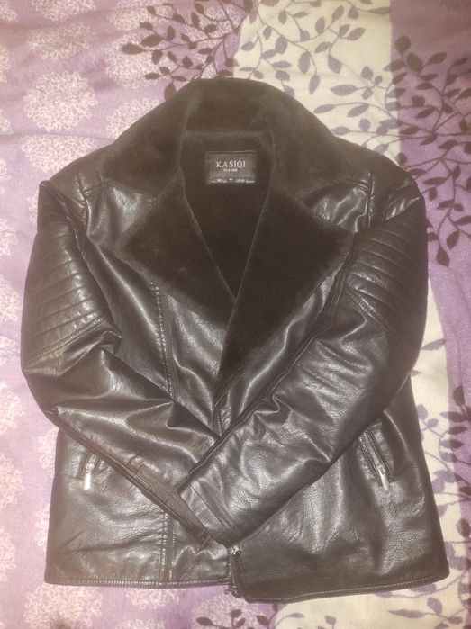 Продається куртка шкіряна зимова