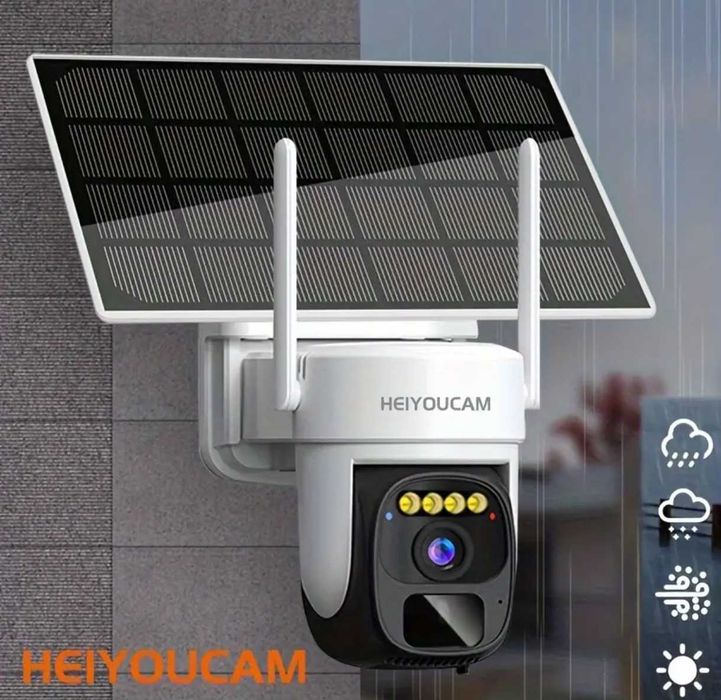 Câmara de vigilância ou segurança, energia solar e Wi-Fi