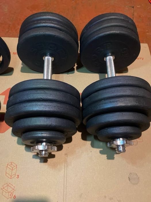 Цена Изготовителя!Гантели разборные с Нержавеющей стали от 10 до 47Кг.