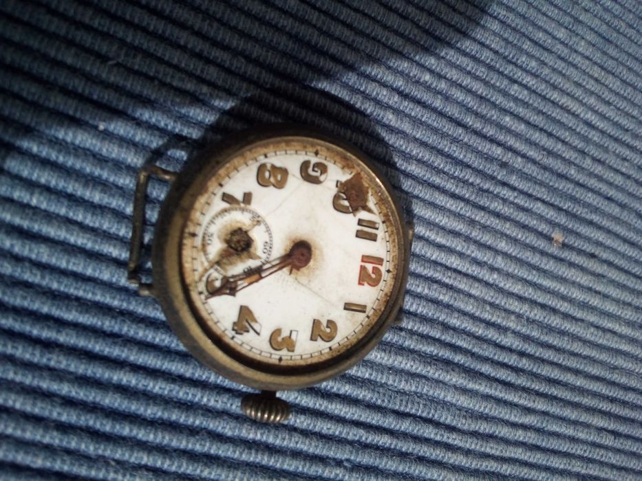 Relógio de trincheira primeira guerra. Trench watch WW1. Para Restauro