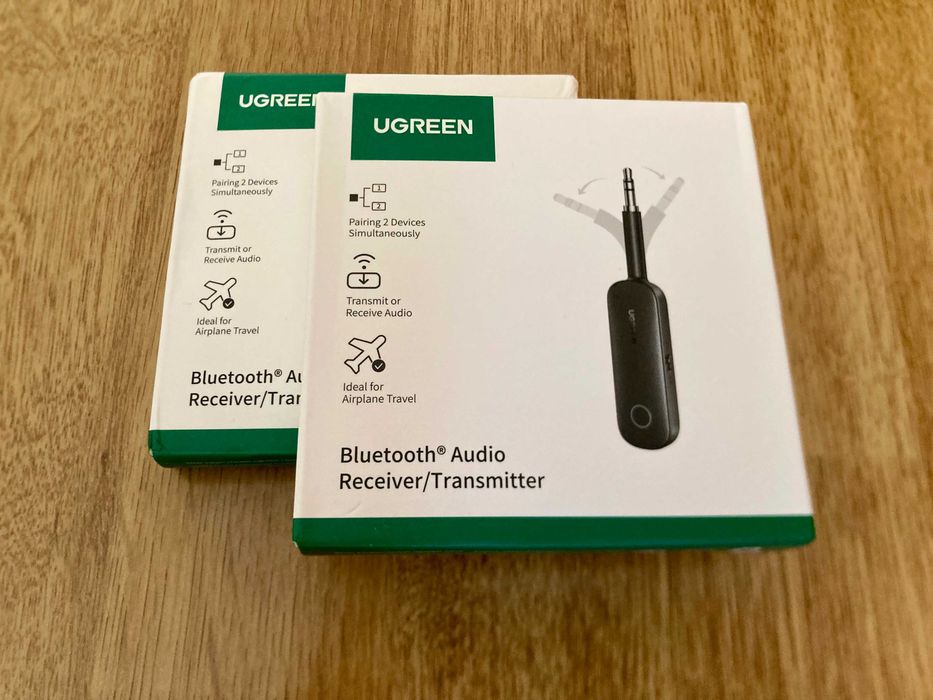 UGREEN CM403 Bluetooth 5.0 AUX адаптер приймач/передавач AAC/SBC, 2025