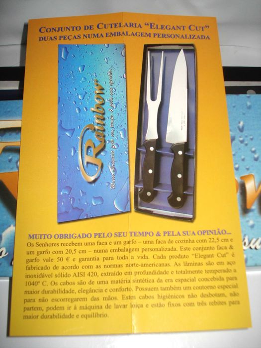 Faca e Garfo da Rainbow