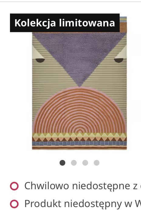 OMMJÄNGE IKEA Dywan kolekca limitowana NOWY 140x200 cm