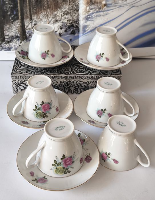 Piękny stary serwis do kawy Chiński