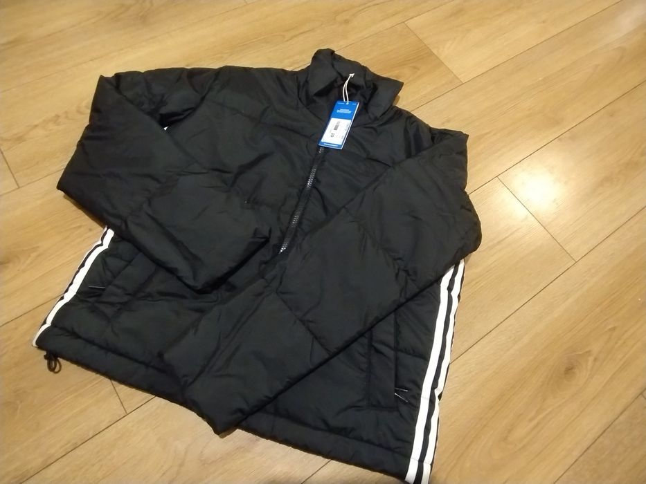 Adidas Originals 100% — легка приталена куртка з капюшоном S