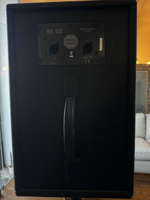 colunas PA profissionais Power Works/HK RS122