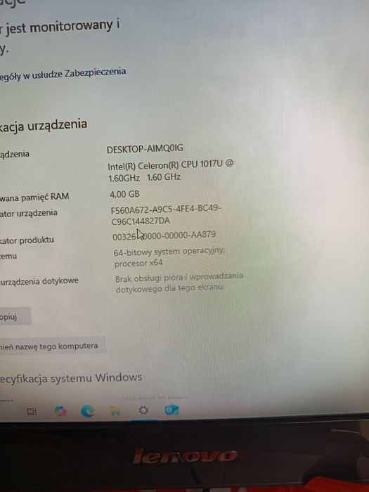 Sprzedaję Lenovo C240