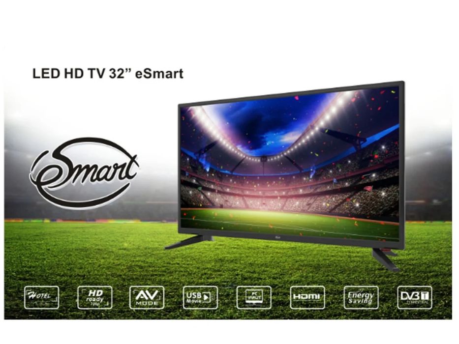 TV LED 32” HD eSmart – nova (caixa aberta)