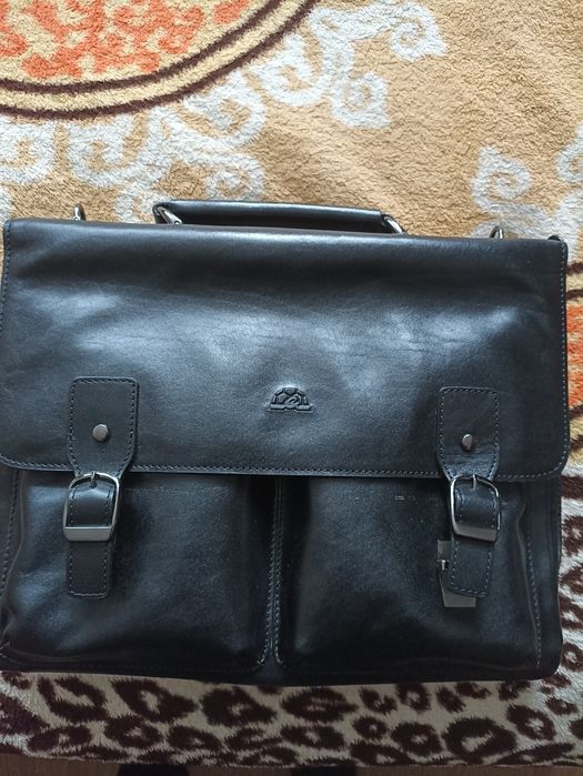 Портфель чоловічий VIP класу Tony Perotti ( натуральна шкіра), чорний
