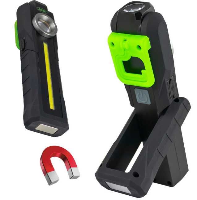 MINI LÂMPADA LED COM BASE ARTICULADA E IMAN - 300LM  REF: 53776