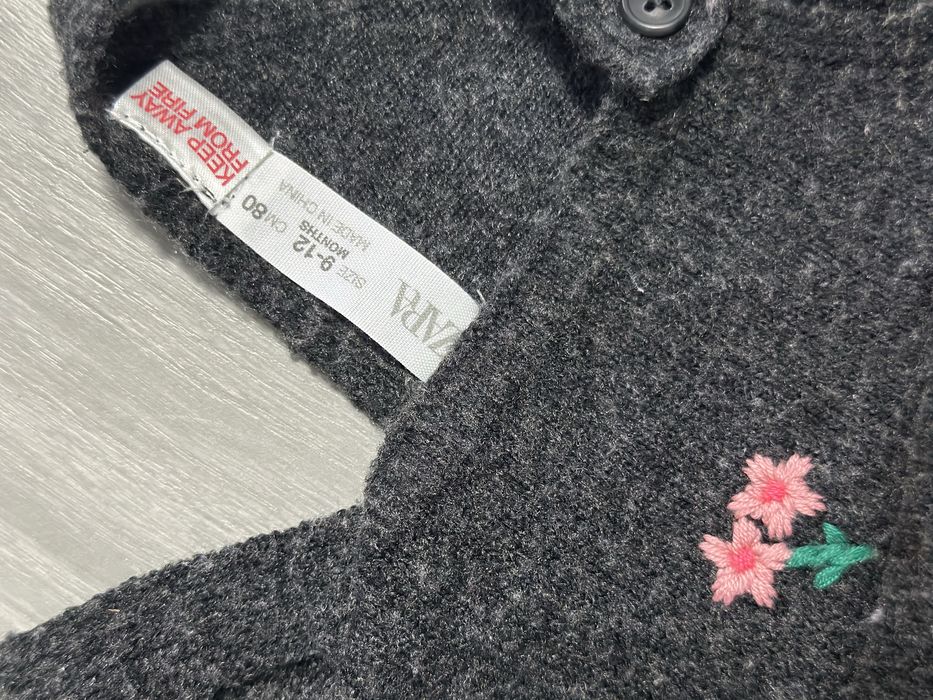 Комплект набір светр комбінезон штани пудра zara h&m 9 12 1 рік