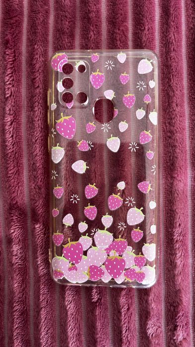2 Capas Samsung Galaxy A21s Morango e Violeta